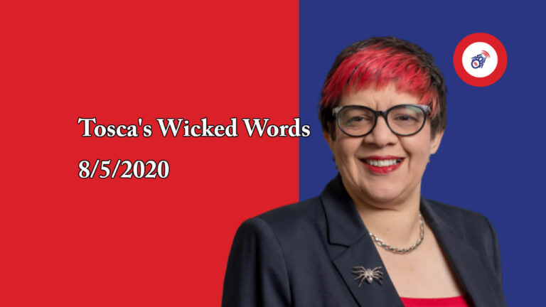 Toscas Wicked Words 8 May 2020